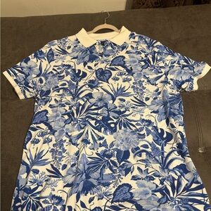 Polo by Ralph Lauren Blue Floral Men's Polo Shirt